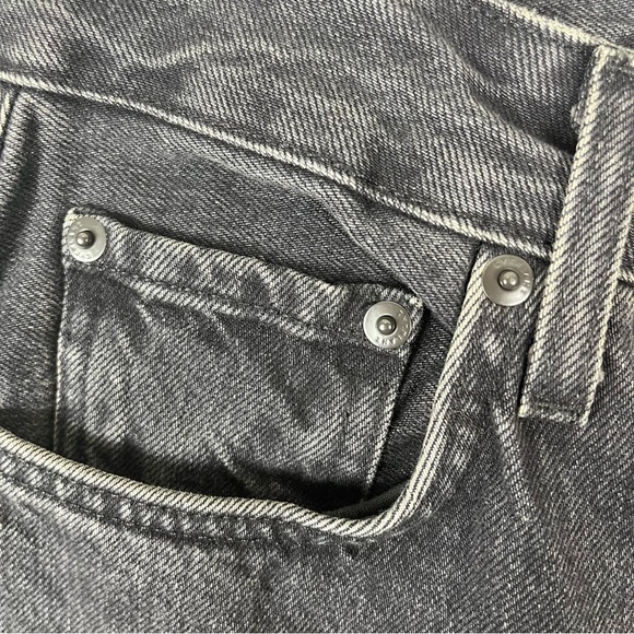 Everlane Black Curvy 90s Cheeky Straight Jeans Size 30 High Rise - Picture 3 of 7